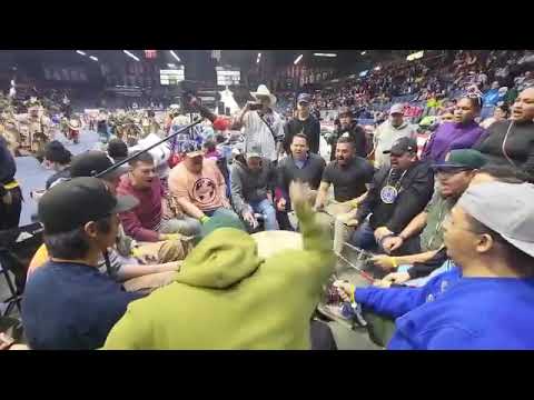 crow singers 2024 @ regina powwow. men's traditional