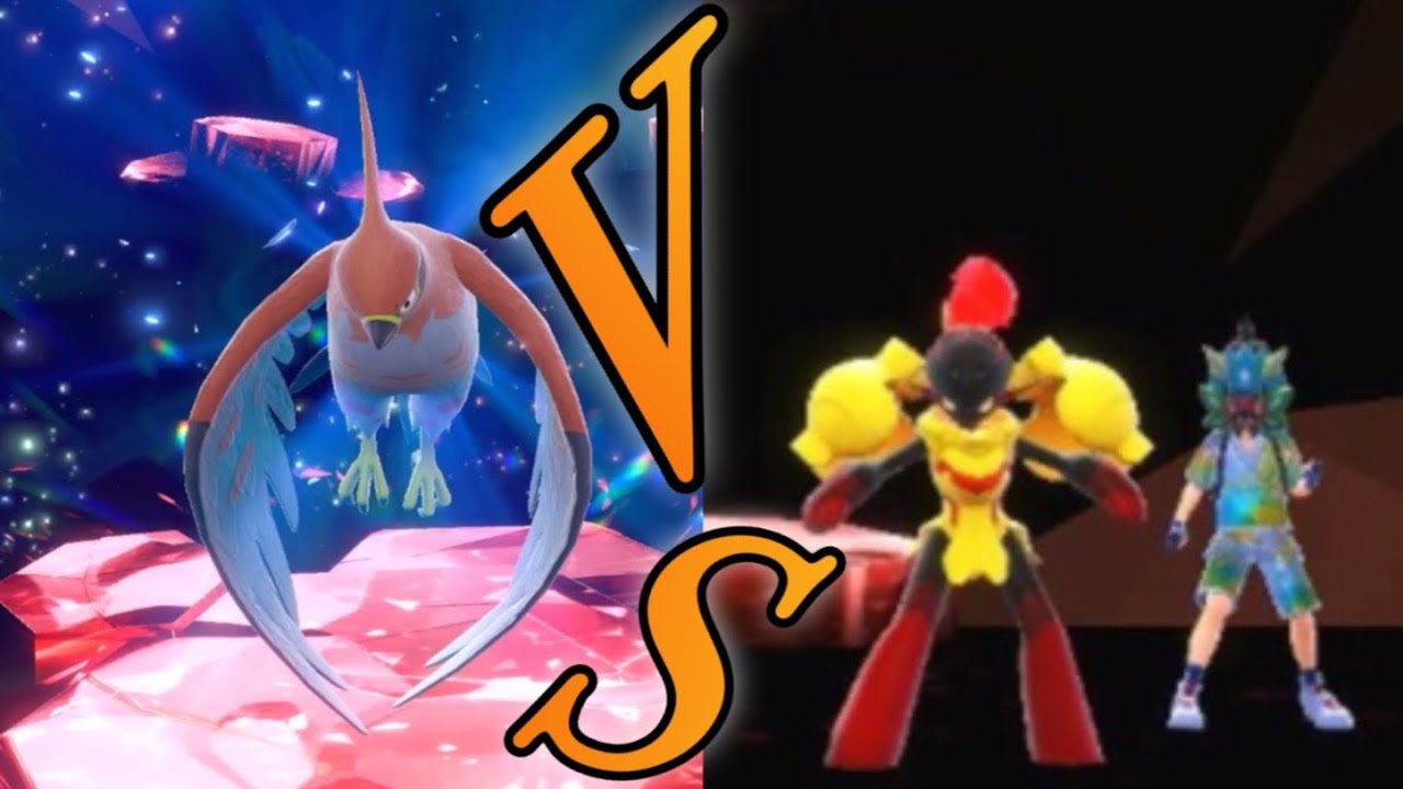 [ ソロ : 星6 ⭐︎⭐︎⭐︎⭐︎⭐︎⭐︎ ] グレンアルマ VS ファイアロー テラレイドバトル 英語版ポケモンSV