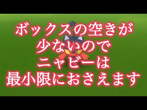 【ポケモンGO】ボックスの空きが少ないのでニャビーは最小限におさえます #shorts