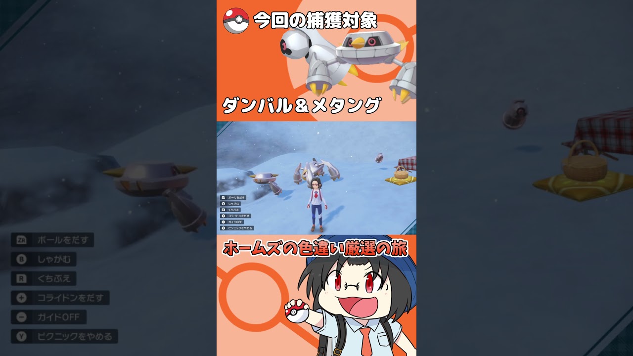 色違い厳選の旅「ダンバル＆メタング」