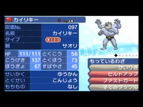 【公式配信ポケモン】カイリキー（サオリ）