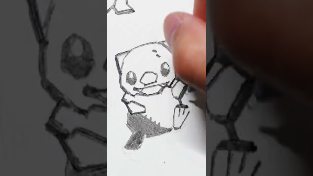 【ポケモン】　ミジュマルを描いてみた