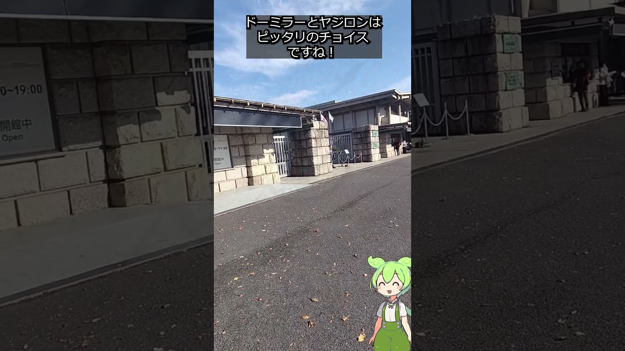 【週間ポケふた⑧】ヤジロン＆ドーミラー@国立科学博物館・東洋館 #shorts #ずんだもん #ずんだもん解説