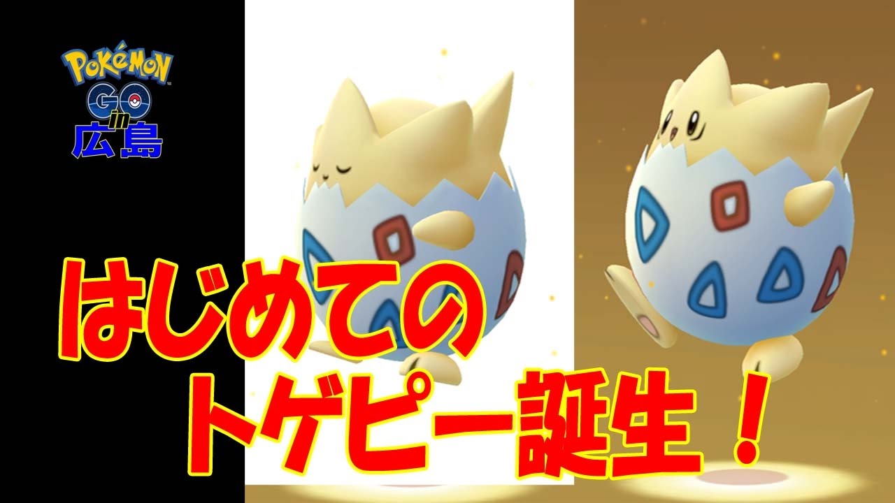 [ポケモンGO]初めてのトゲピー誕生！