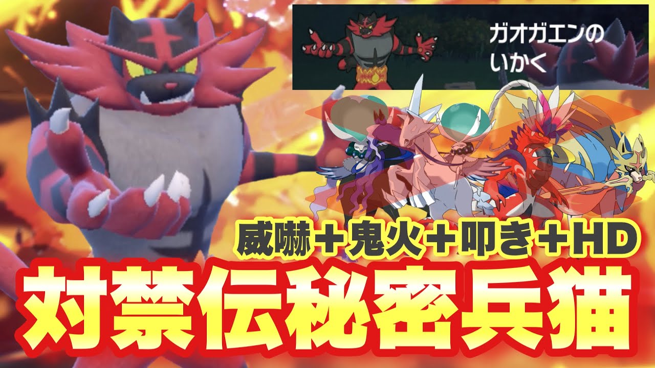 【 猫炎術 】器用すぎる立ち回りで"禁伝対策にもうってつけ"のガオガエン…！！レギュGではシングルでも環境入りなるか？！【 ポケモンsv 】