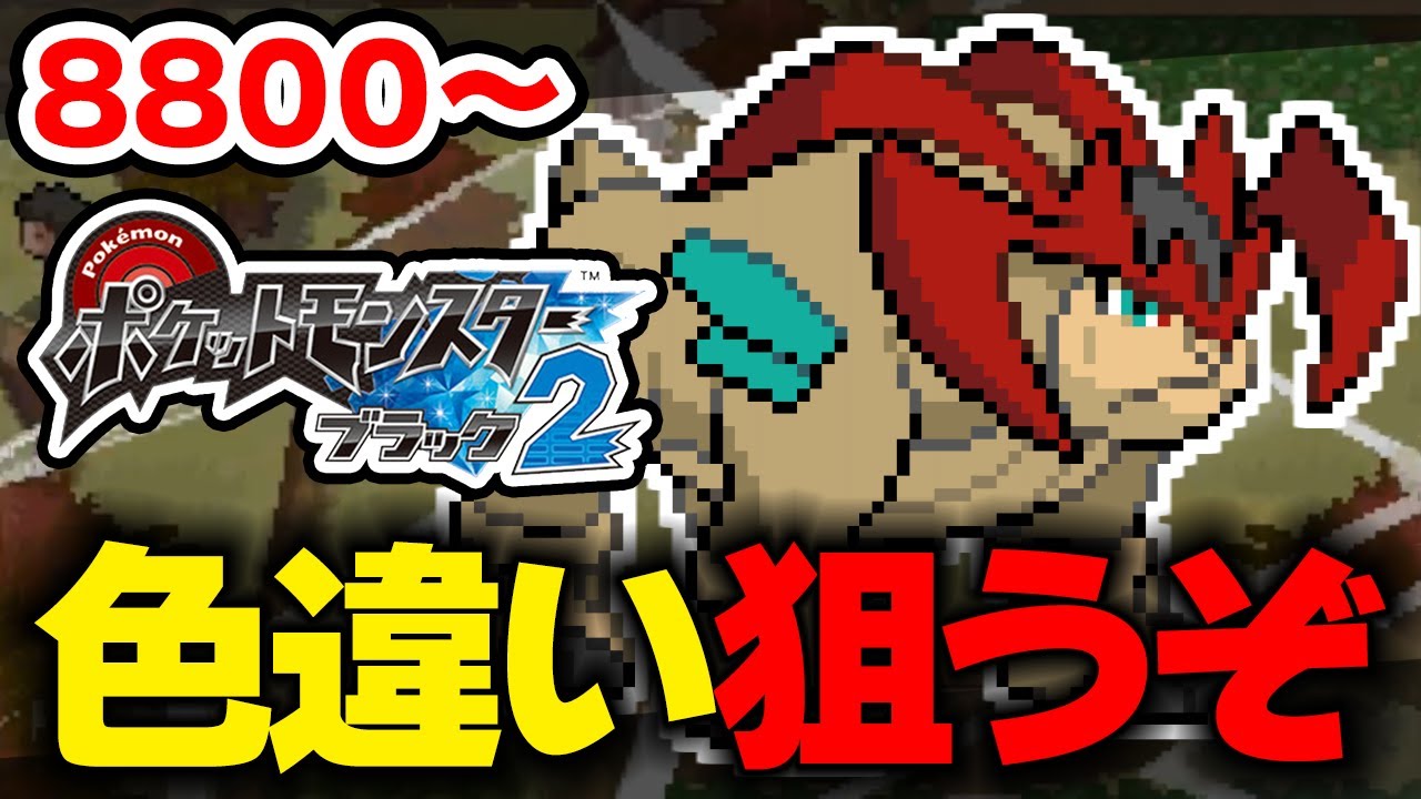 色違いテラキオンを狙うぞ！ 8800回目から【ポケモンBW2】