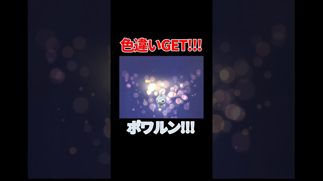【ポケモンGO】色違いGET!!!ポワルン!!!#pokémon  #ポケモン #pokémongo  #ポケモンgo #色違い #ポワルン