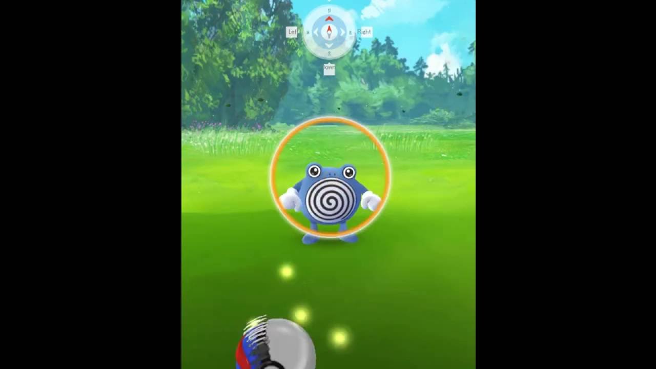 【ポケモンGO】ニョロゾでスーパーボール回転カーブスローで投げてみた