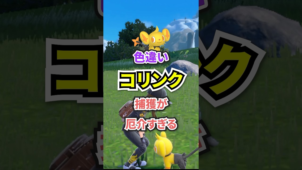 色違いコリンクのオシャボ厳選がかなり厄介でした #ポケモンsv