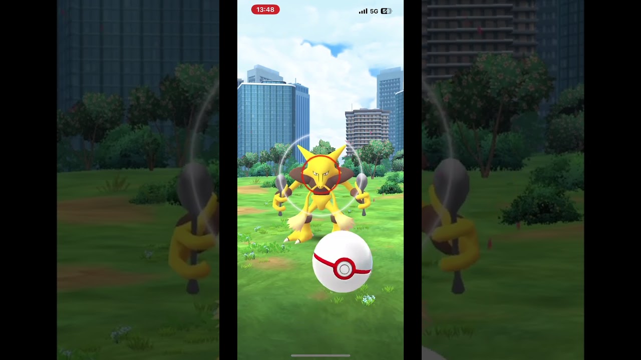 ポケモンGO(メガフーディン)星４レイドに挑戦!#shorts #ポケモンgo