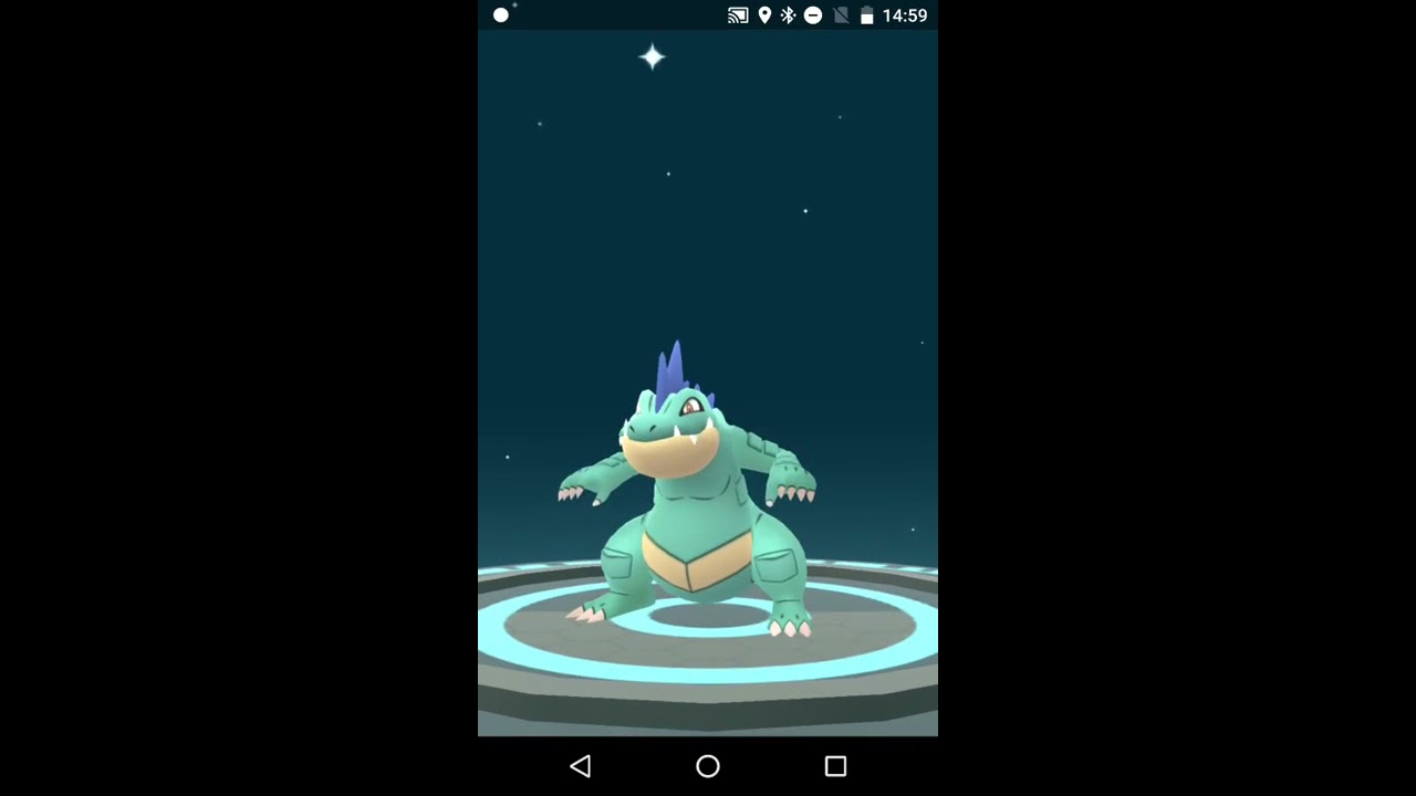 【ポケモンGO】ワニノコ → オーダイル　色違い