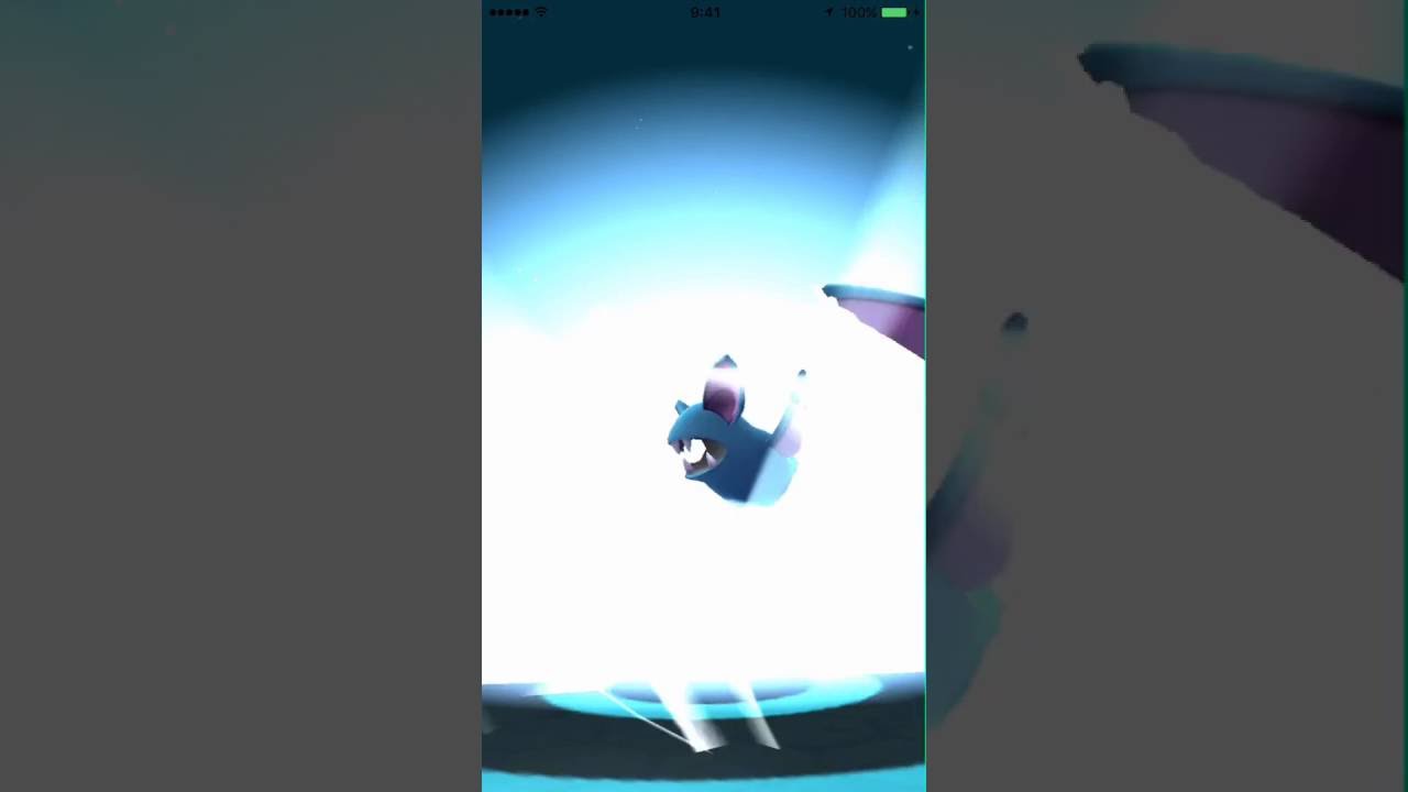 ポケモンGO！進化映像「ズバット→ゴルバット」高画質