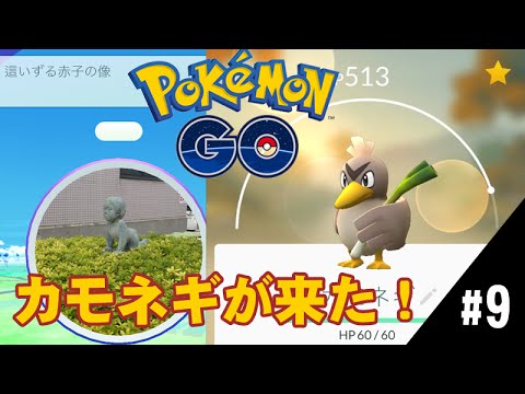 【ポケモンGO】日本限定のカモネギがいつもの事務所に現れた。