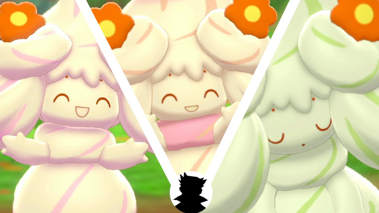 【ポケモンキャンプリサーチ】かわいいマホイップ/進化種類：おはなアメざいく