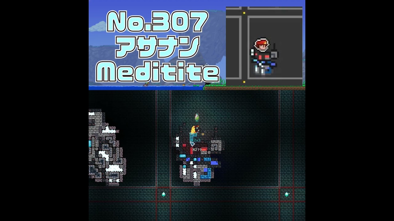 [テラリア]No.307 アサナン Meditite #shorts #gaming #pokemon