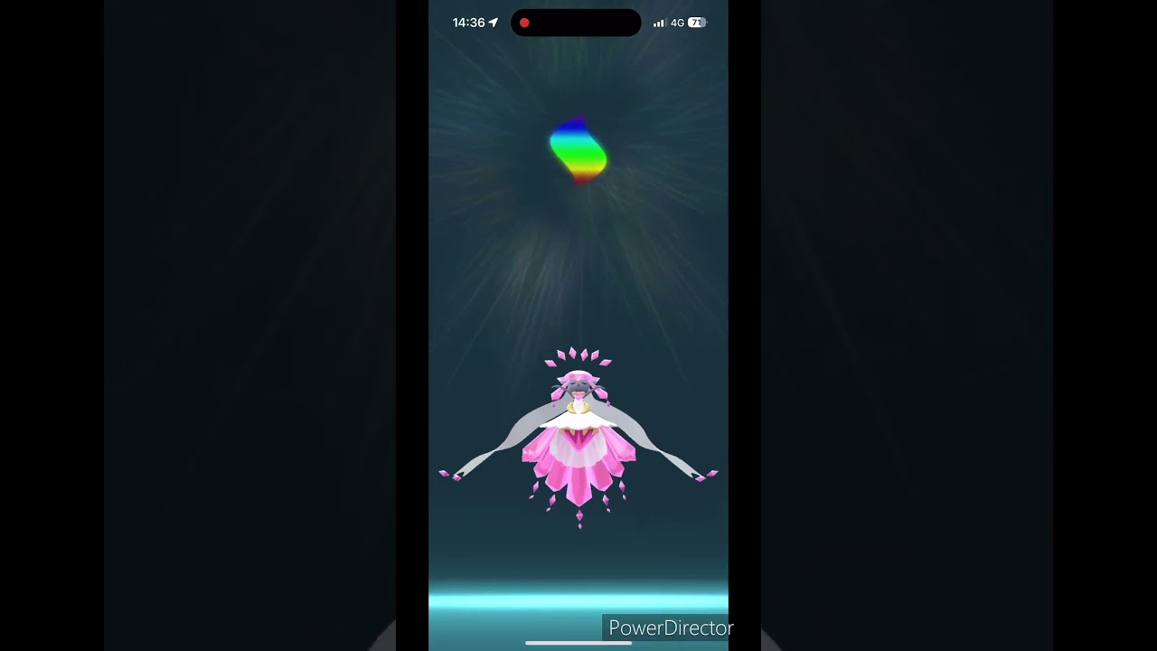 ディアンシーメガ進化！ #pokemon #ポケモン #ポケモンgo #ディアンシー