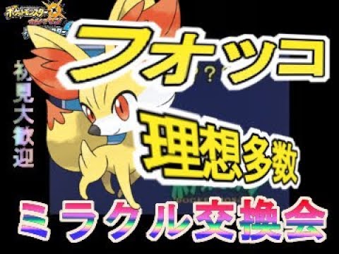 【ミラクル交換会】理想個体多数！！フル遺伝フォッコ配布で～す！＊新規さん来たら無限延長＊