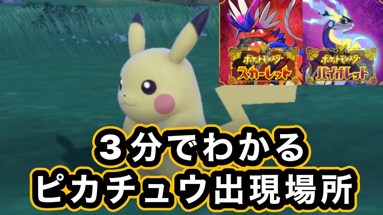 ピカチュウ簡単ゲット！　【ポケットモンスター スカーレット・バイオレット】【ポケモンSV】