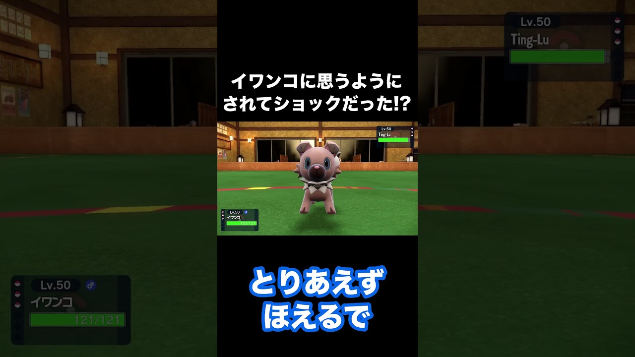 【ポケモンSV】イワンコに思うようにされたせい？  #shorts