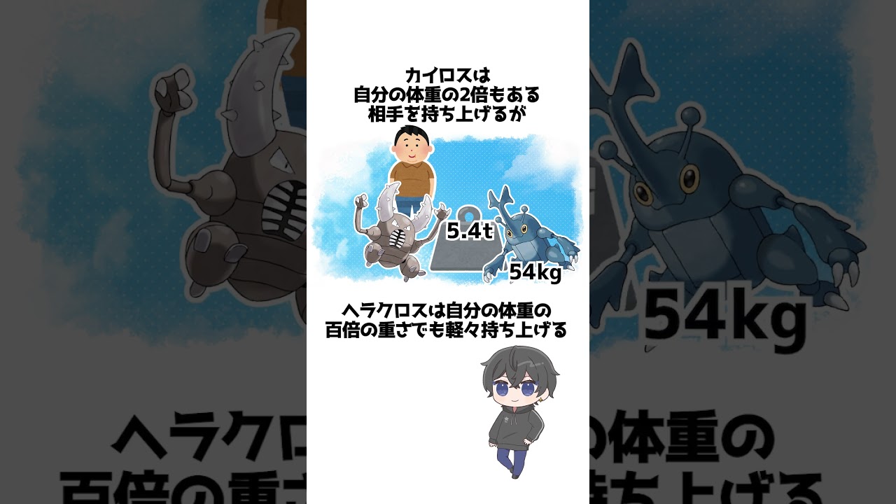 カイロスさんのちょっと残念な雑学【ポケモン】