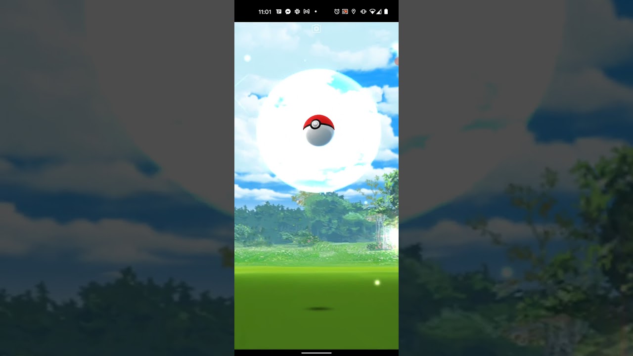 【ポケモンGO】フシデをワンショット・エクセレント・カーブボールでゲットしただけの動画 Caught with First Excellent Throw #SHORTS