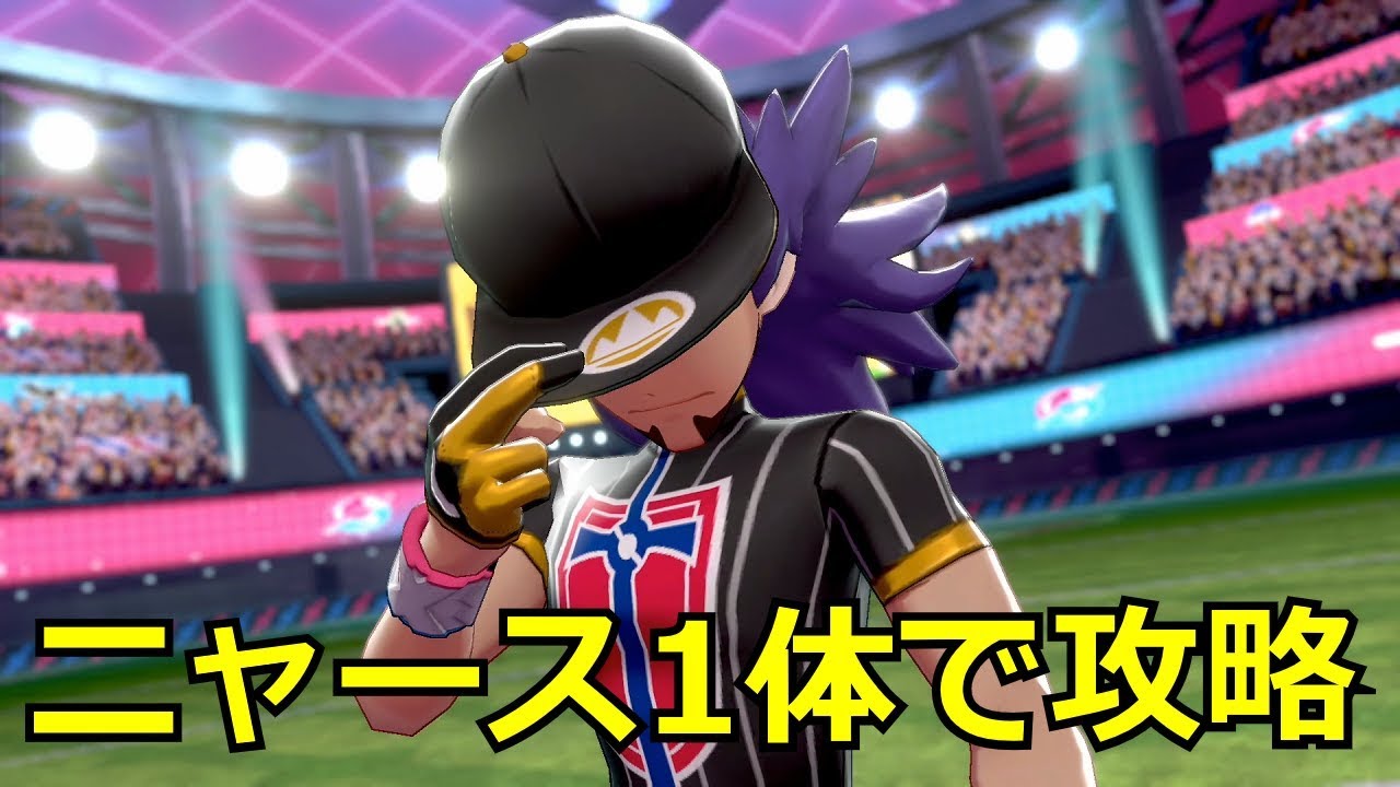 【ポケモン剣盾】ニャース1体でホップとダンデを倒す【立ち回り解説】