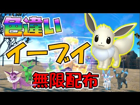 色違いイーブイ無限配布【ポケモンSV】