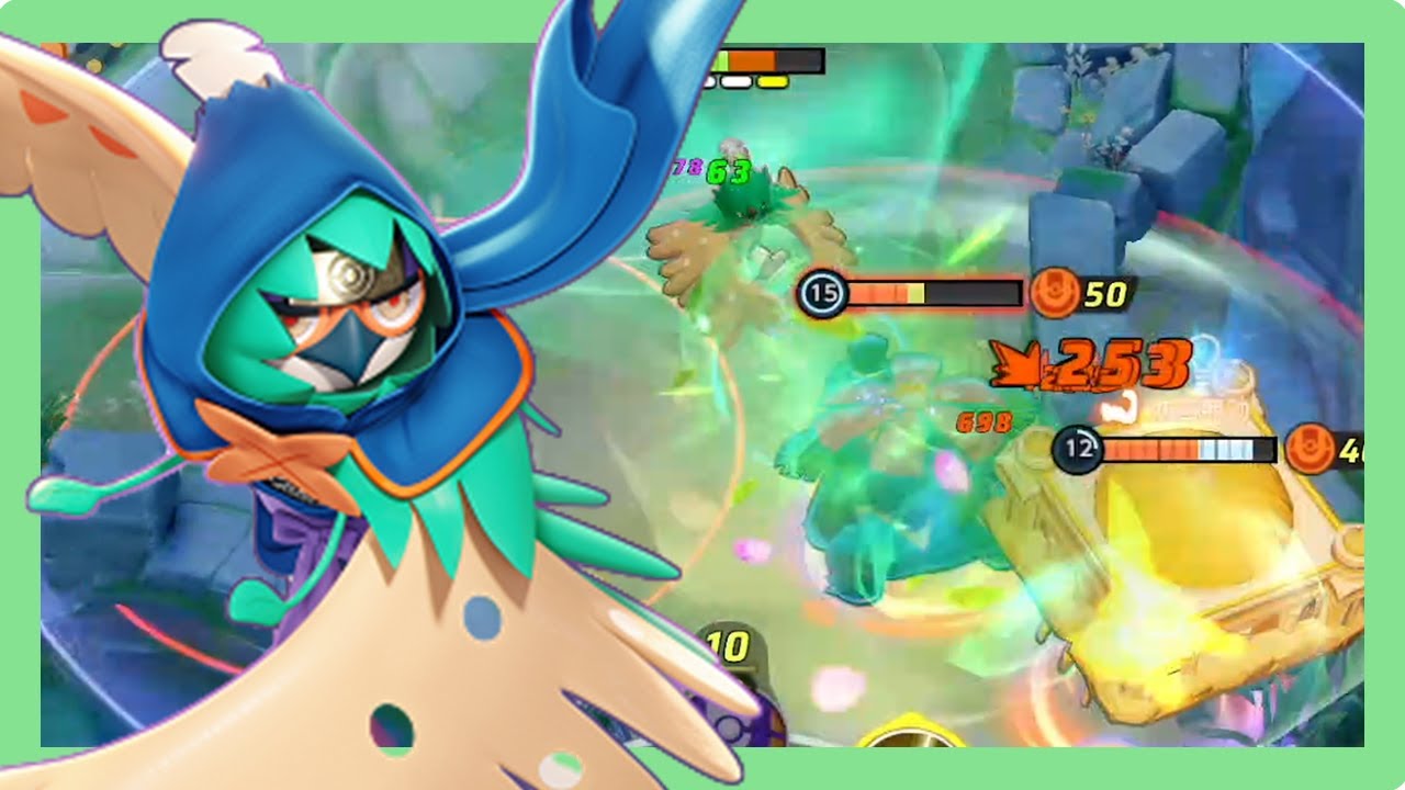 来る敵全てを吹き飛ばす！強化された葉っぱジュナイパー（ポケモンユナイト）