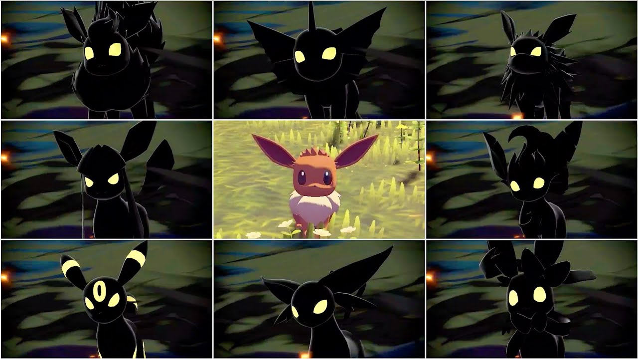 【ポケモン】イーブイ全系統への進化の瞬間【Pokémon LEGENDS アルセウス】