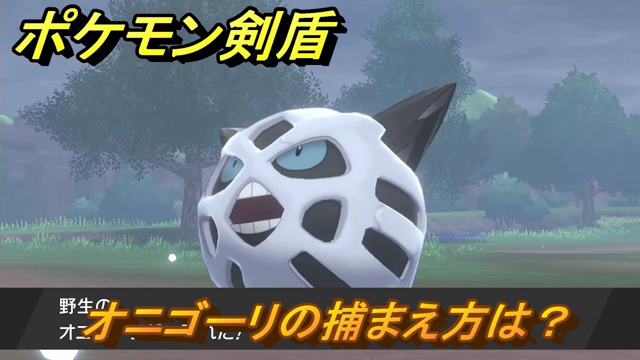 ポケモン剣盾　オニゴーリを捕まえる方法！オススメの場所は？天気は？ポケモン図鑑コンプへの道！　最新版【ポケモンソード・シールド】