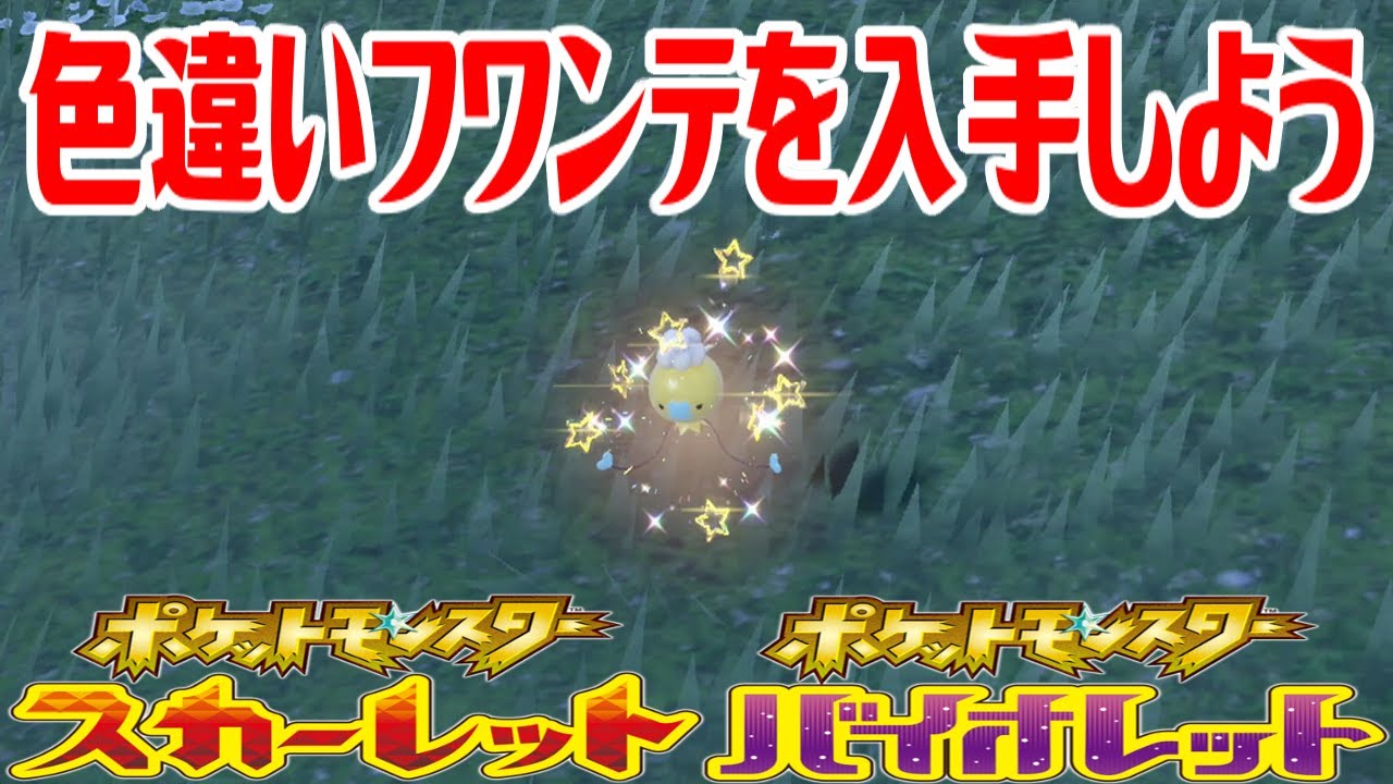 【ポケモンSV】色違いフワンテを入手しよう【ポケットモンスター スカーレット・バイオレット】Pocket Monsters