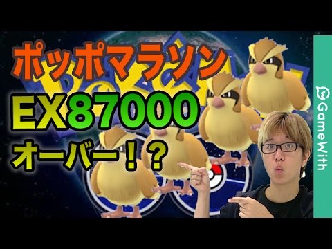 【ポケモンGO】経験値80000over！？ポッポマラソンが上方修正！【Pokemon GO】