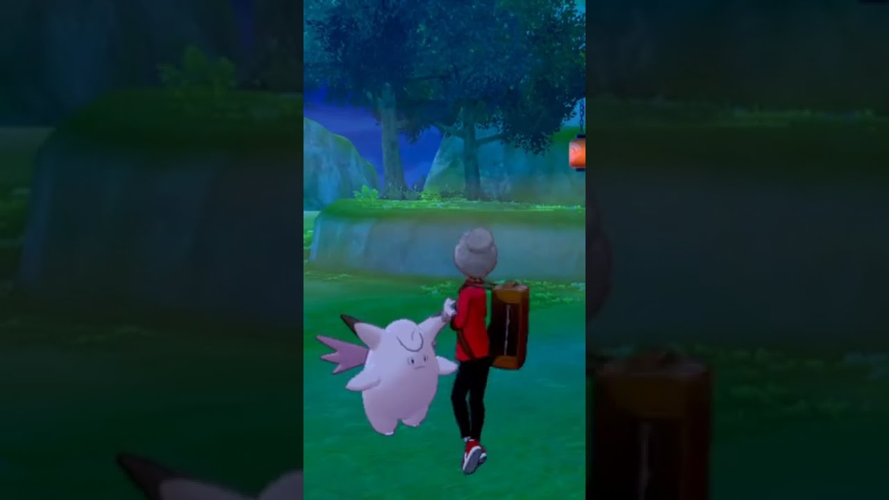 【ポケモン剣盾】ピクシーと回って決めポーズ！！　#Shorts