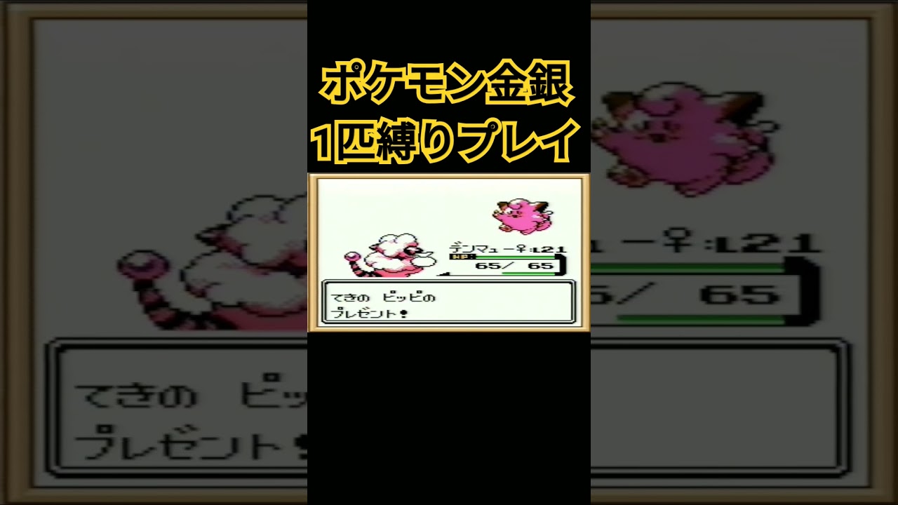 【ポケモン金銀】ポケモン金銀1匹縛りプレイ!!メリープver【縛りプレイ】#ポケモン金銀 #縛りプレイ #メリープ #モココ #デンリュウ #ゲーム実況