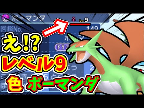レベル50で進化なのにレベル9!?　低レベル色違いボーマンダをゲットする！！　【ポケモンusum】