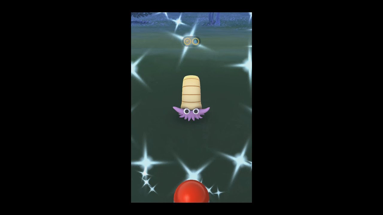 【Pokemon GO】色違いオムナイト　光った瞬間をみたい