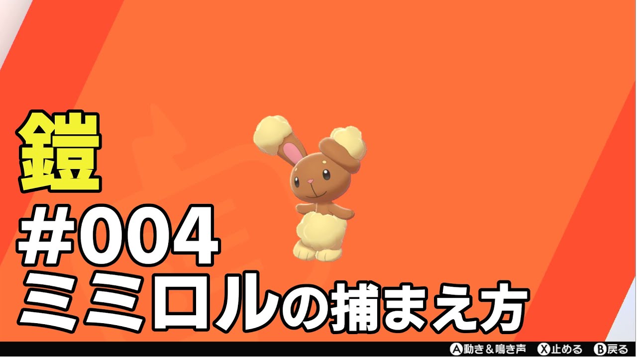 ミミロルを探している方に見てほしい動画