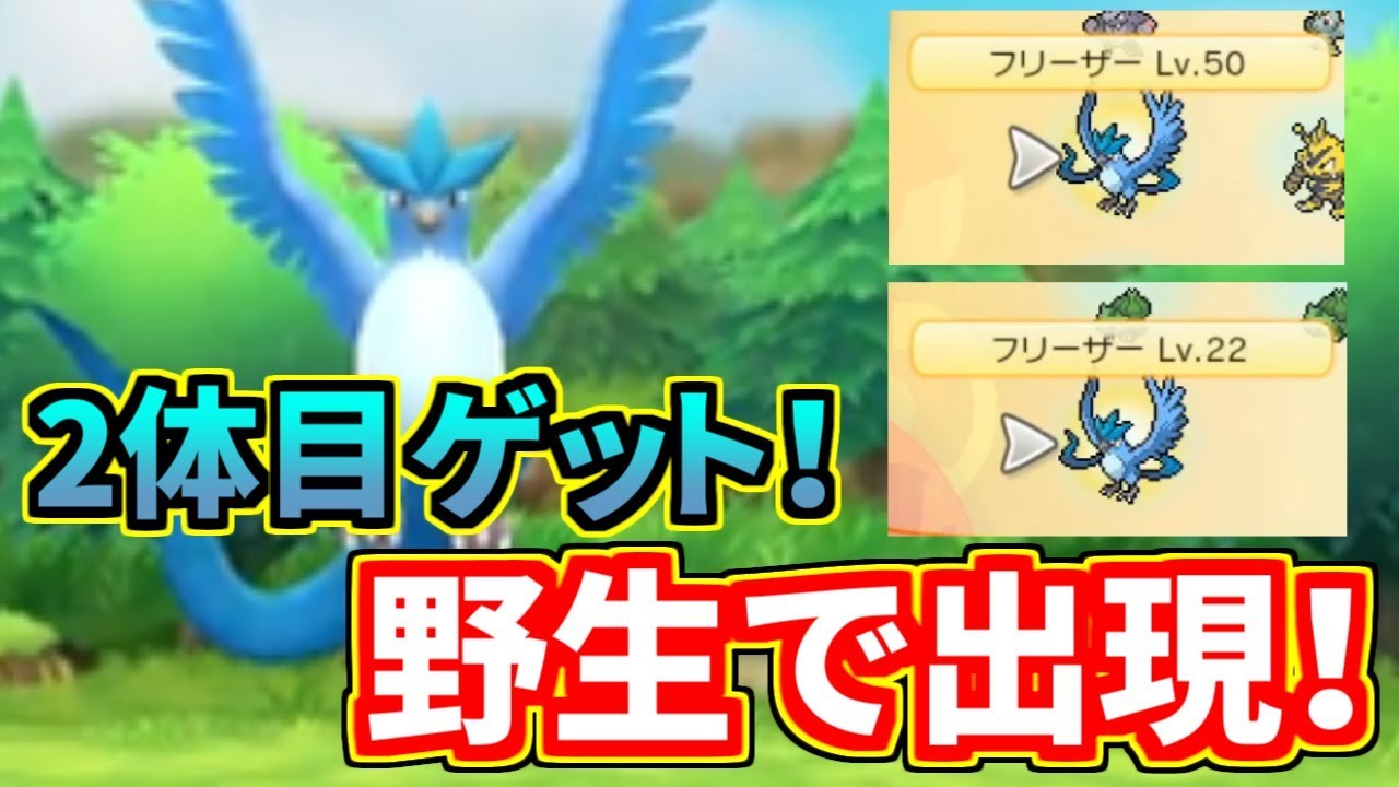 【ピカブイ】衝撃！野生のフリーザーが出現！今作は無限にゲット出来る!?