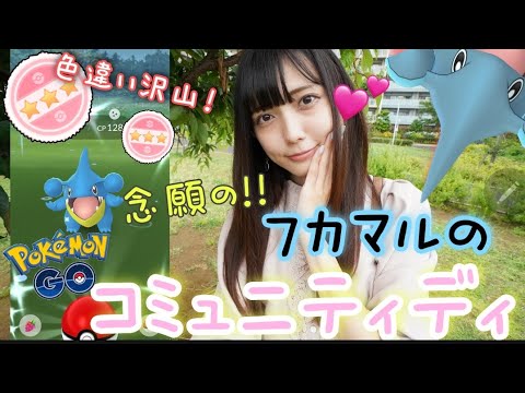 【ポケモンGO】フカマルのコミュニティディ！過去最高！色違いも！100%も！