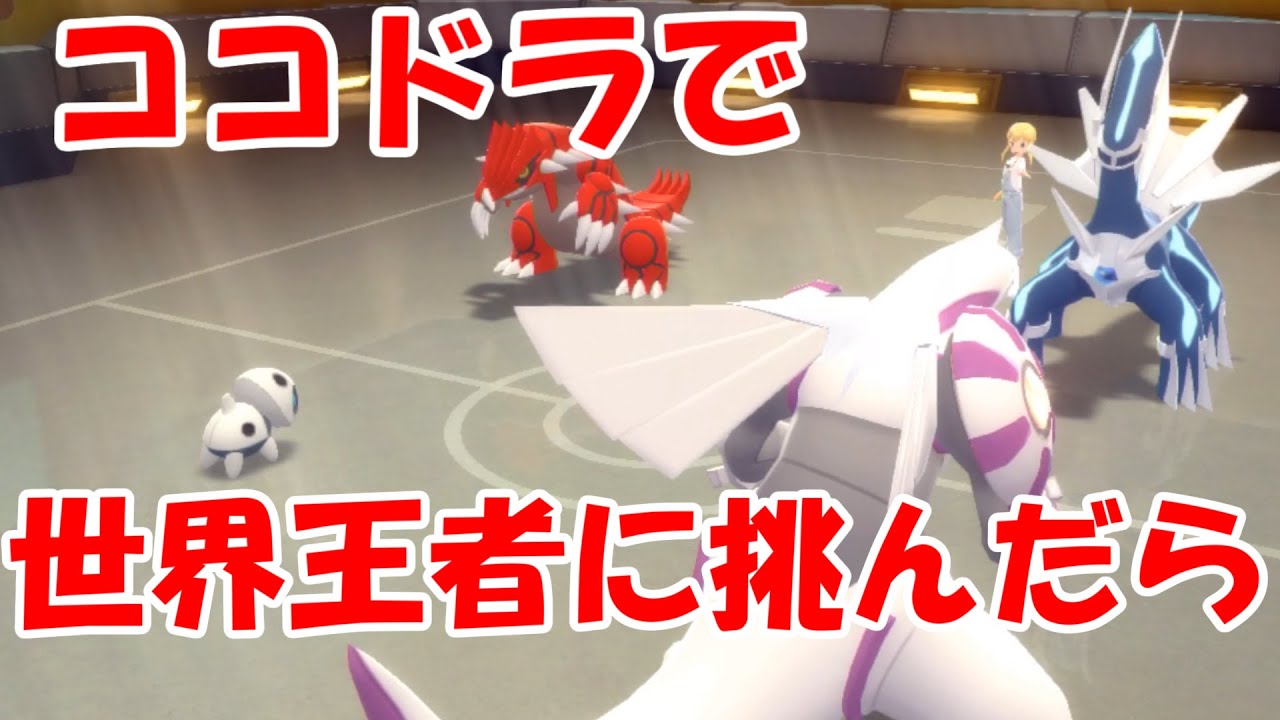 【ポケモンBDSP】ココドラで世界王者に挑んだ結果