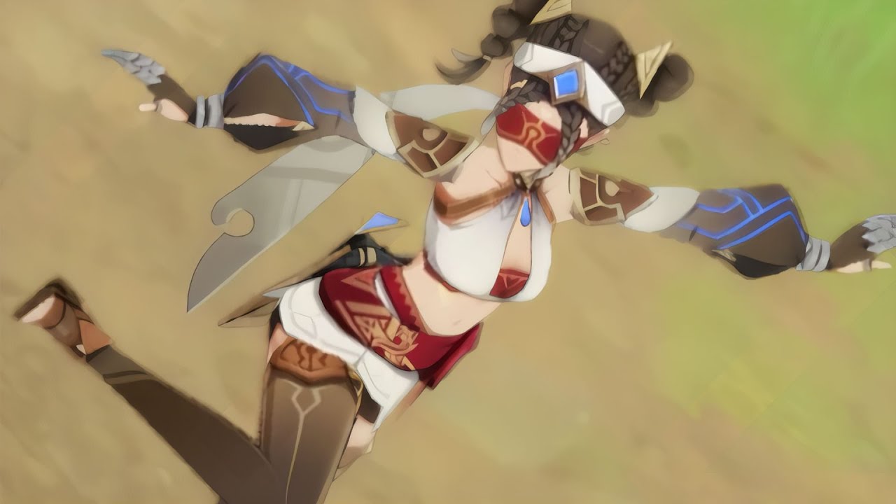 【原神】拠点で踊るサンドウォーター（エルマイト旅団）