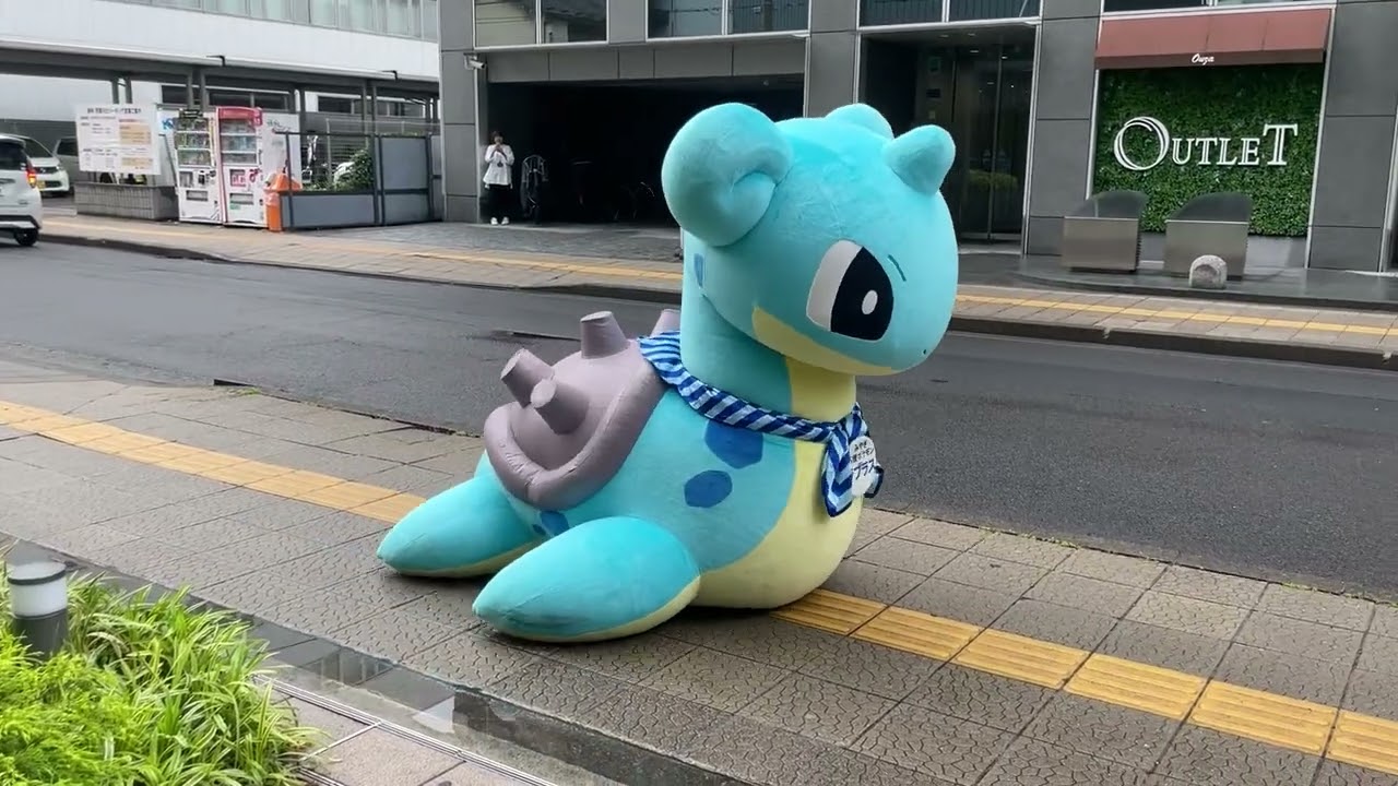 ちょこちょこ歩くラプラス  Walking Lapras