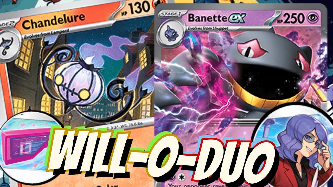 Do Crazy OHKOs W/ Banette ex by Making Them Draw! 🤐🕯️ Ft. Lucian, Chandelure & Clive. PTCGL TWM