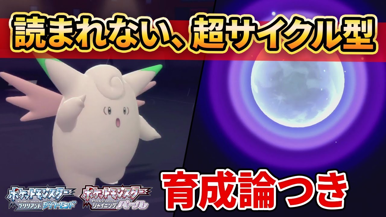 【ダイパリメイク】今作のピクシーはこれ。雨パミラーも制する超サイクル型ピクシー【ポケモンBDSP】(育成論付き)