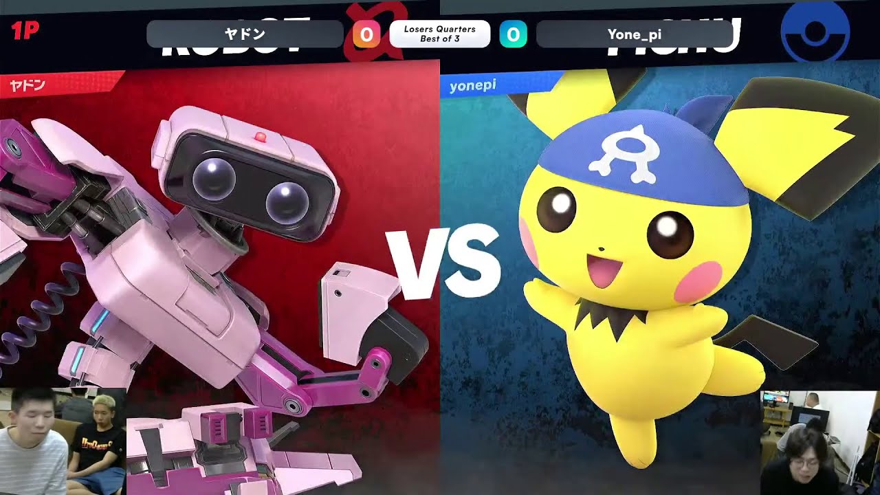 第245回スマACT Losers Quarters - ヤドン(ロボット) vs Yone_pi(ピチュー) - スマブラSP大阪大会