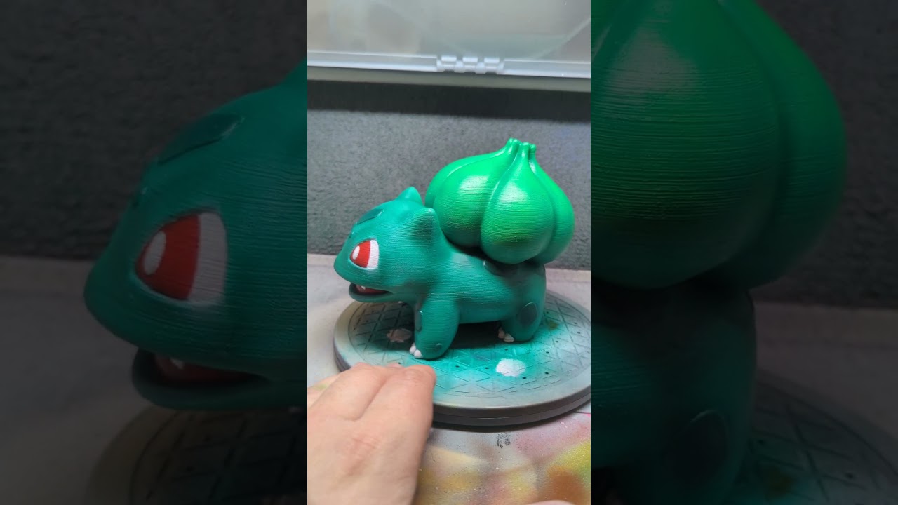 3D printed Bulbasaur, one of the three first gen Pokémon, and one I love!
