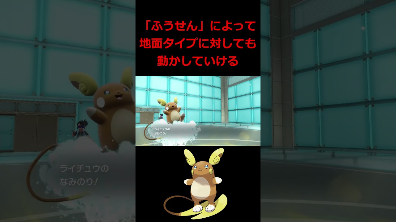ミライドンとアローラライチュウの相性が良すぎる【ポケモンSV】