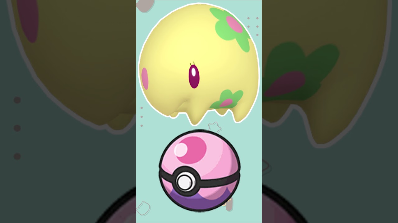 【オシャボ】色違いムンナみんなは何ボールに入れる？#shorts #ポケモンsv #ポケモンsv色違い   #pokémon