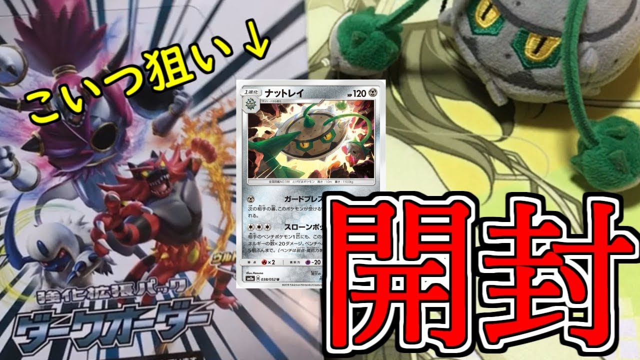 ナットレイを求めて『ダークオーダー』開封！！！【ポケモンカード開封】