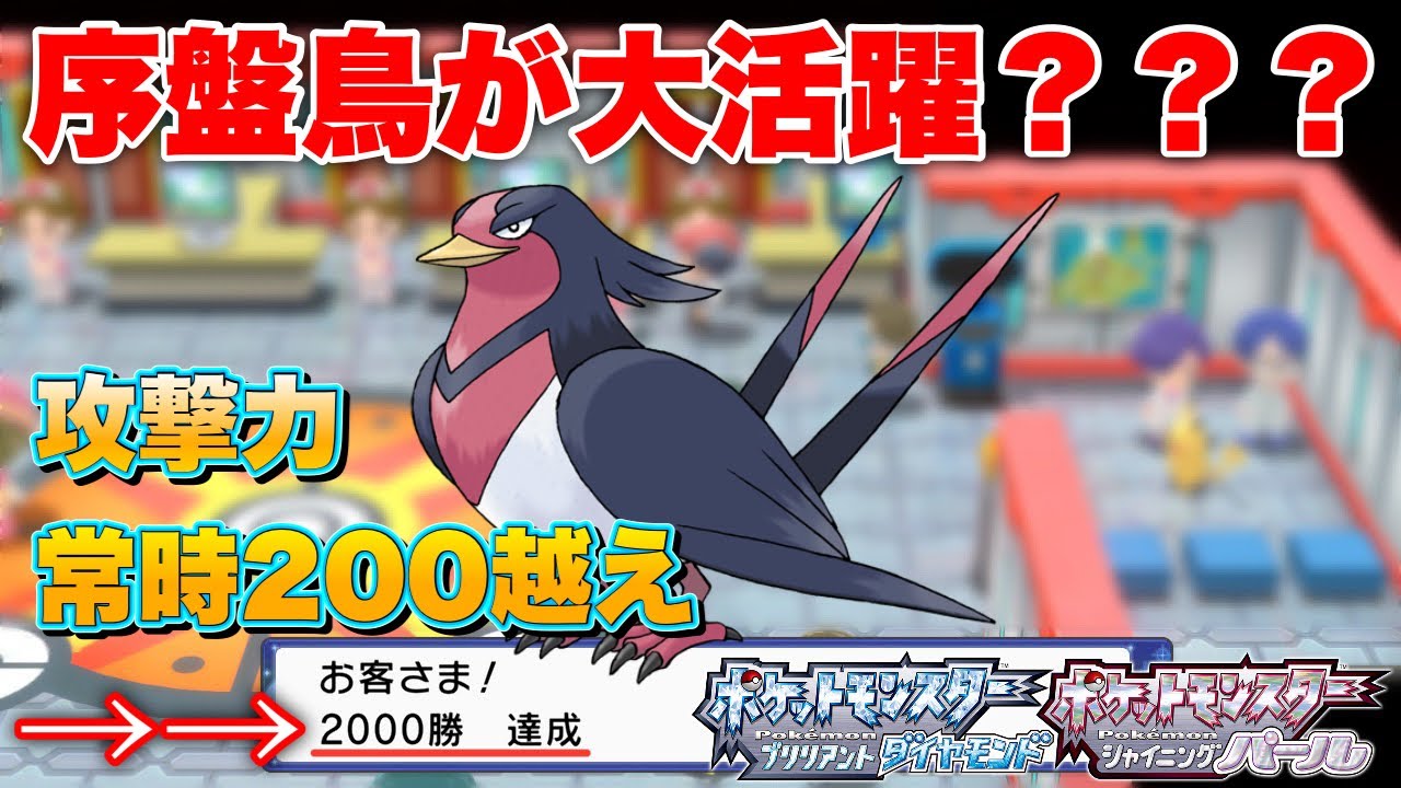 【BDSPバトルタワー】強いのはムクホークだけじゃない！？